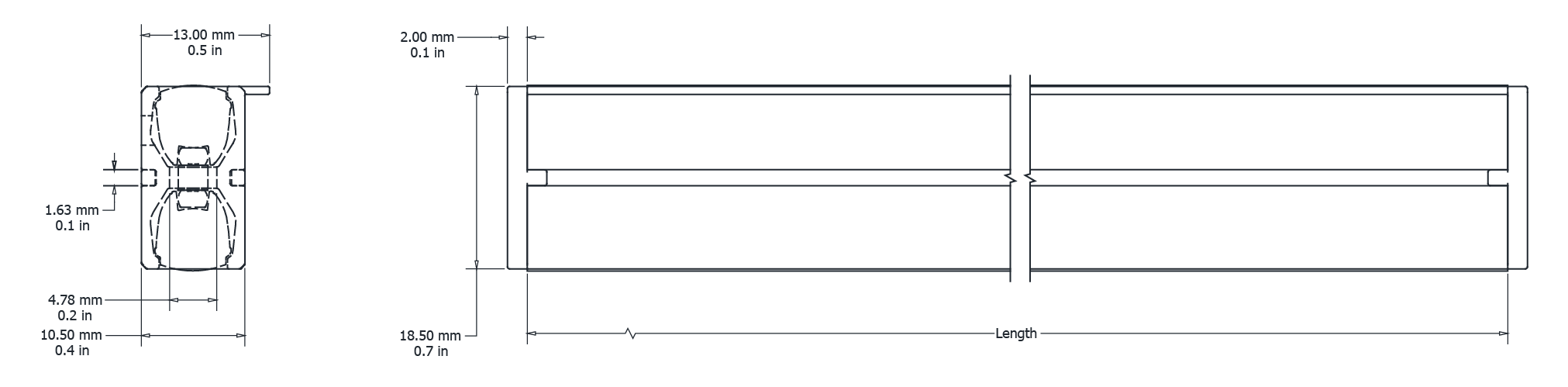 Drawing Image for Rear Accent Shield Dual