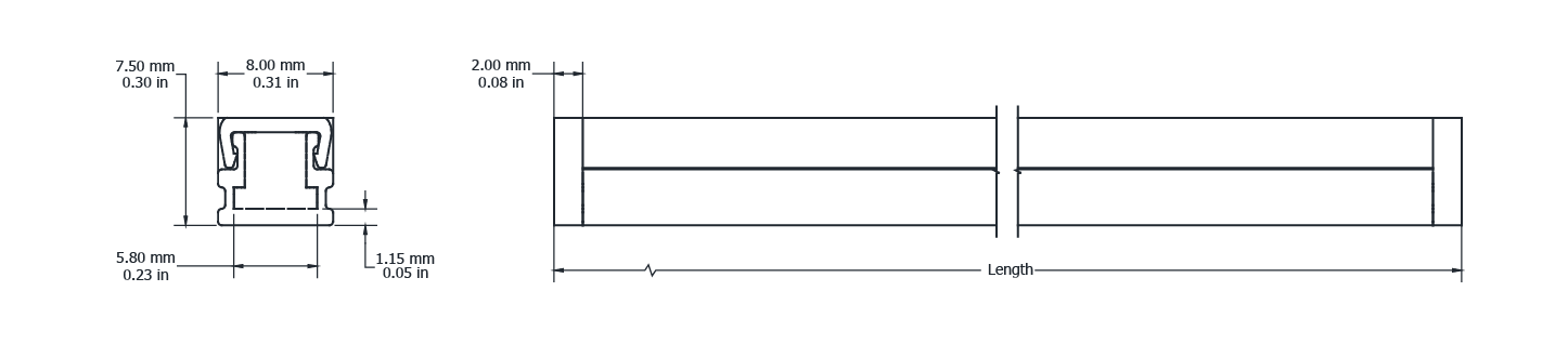 Drawing Image for Flex Profile Nano 0808