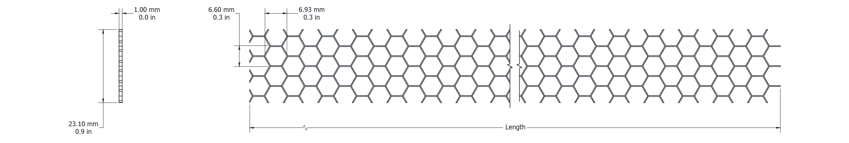 Drawing Image for Element 36 Anti-Galre Honey Comb
