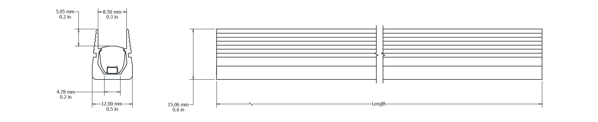 Drawing Image for Rear Track Glass