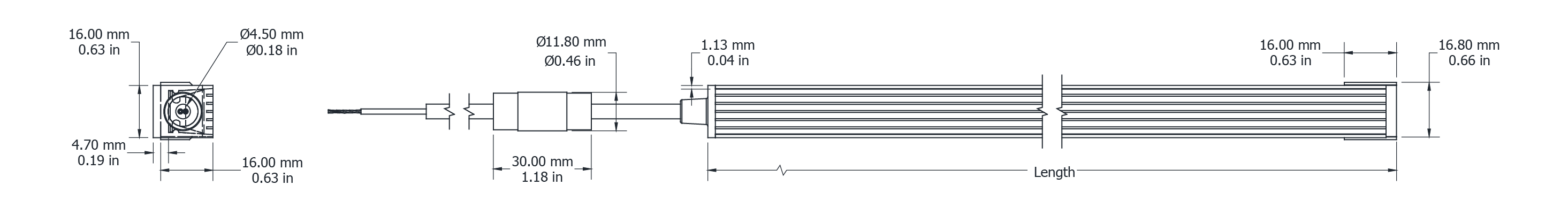 Drawing Image for Ultimo Neon 16 Anti-Glare Line SV 