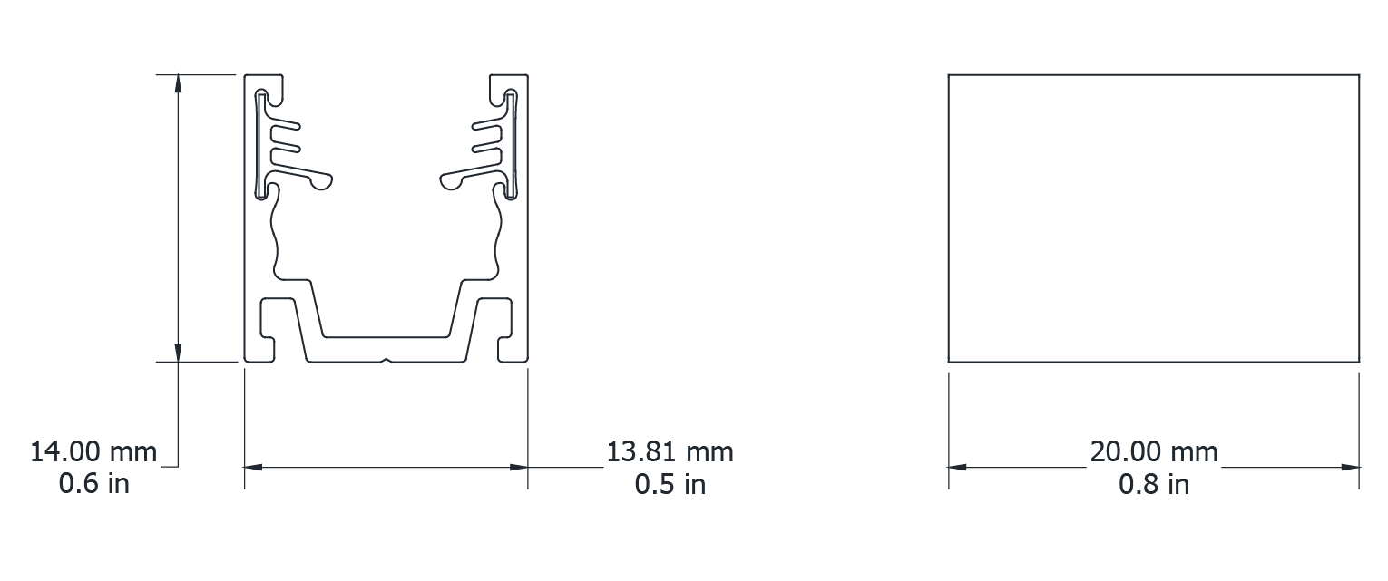 Drawing Image for Ultimo Neon 10 Surface Grip Clip
