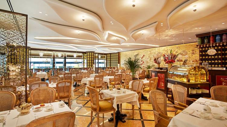 TWG Tea luxury retail interior featuring bespoke architectural LED lighting design