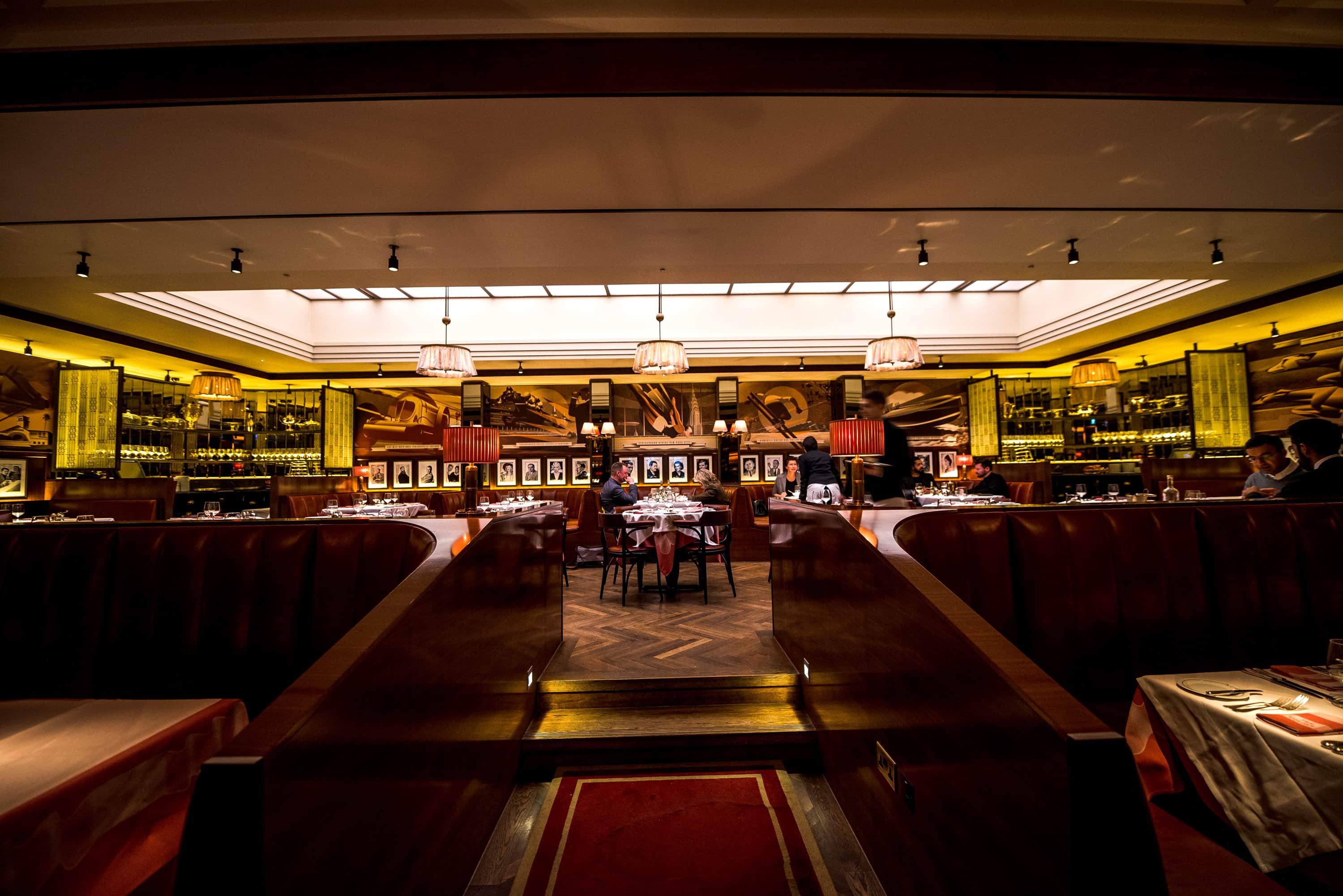 The Beaumont Hotel London featuring bespoke restaurant LED lighting design